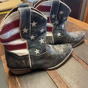 Roper Womens Stars and Stripes Patriotic Boots